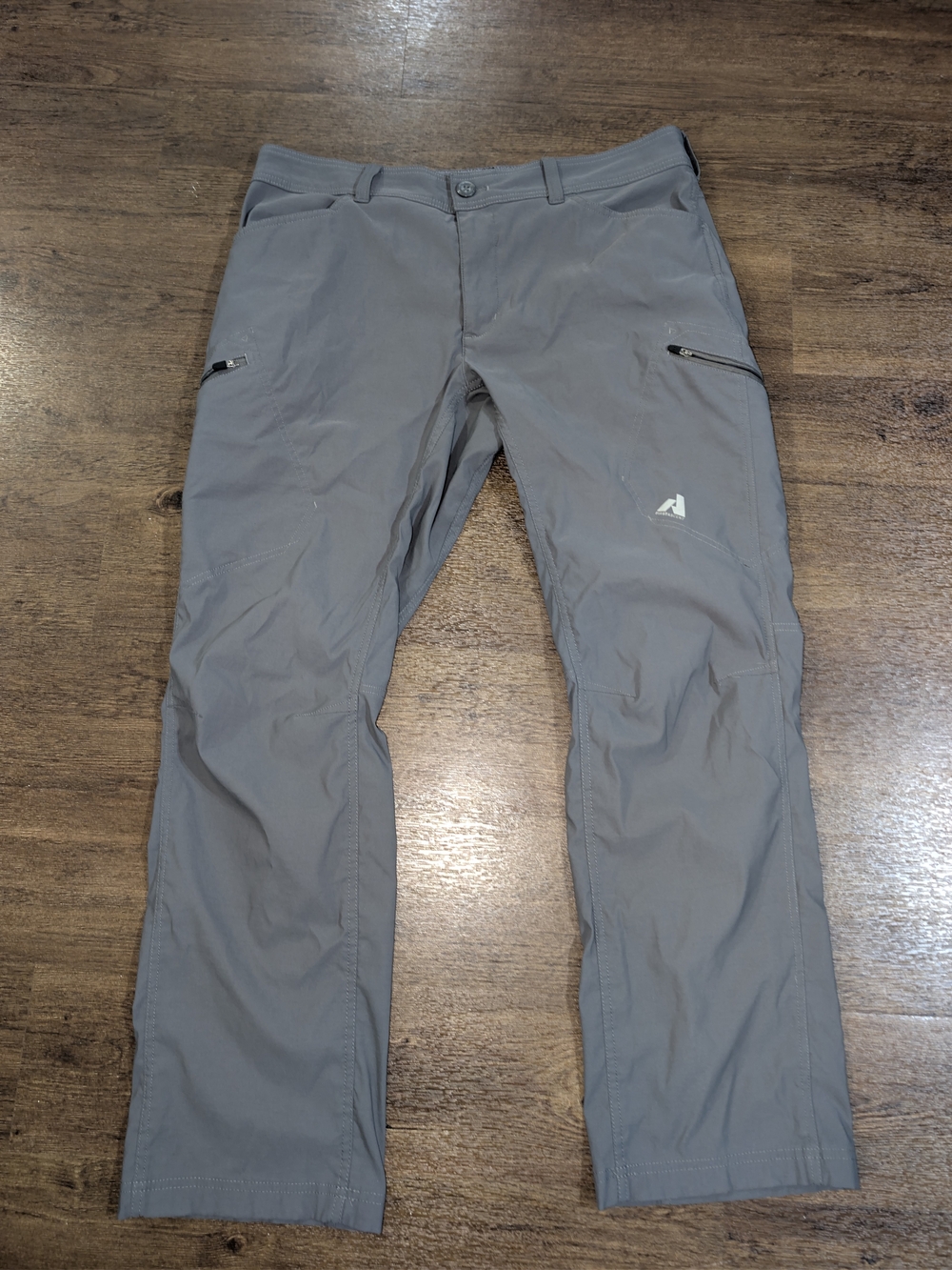 Eddie Bauer Gray First Ascent Guide Pants Utility Hiking Mens 36 x 32